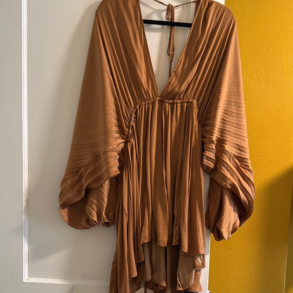 Free People Rust Mini Dress